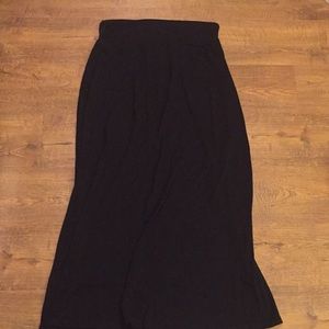 Black Long Skirt